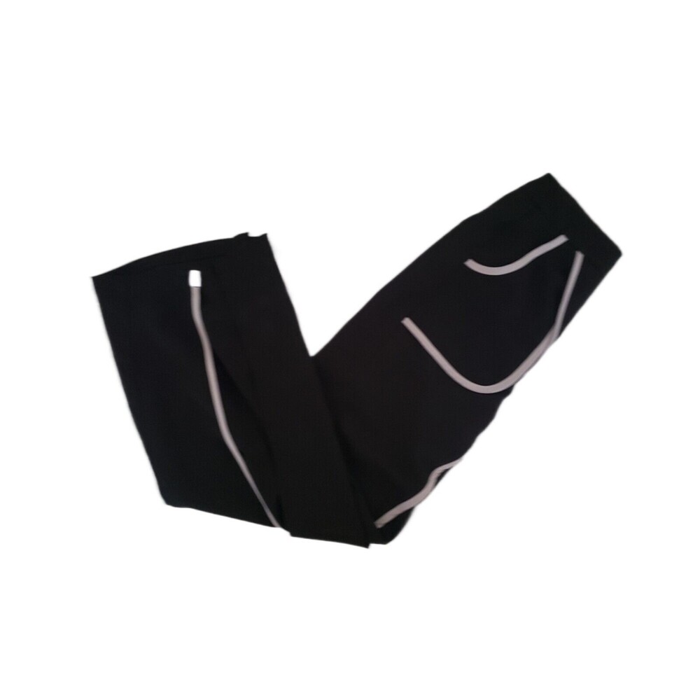 Women's Wide Leg Pants with Cut Out Flare & Piping